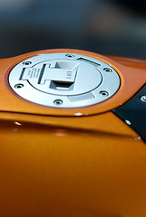 Image showing Gas cap of motorbike