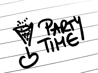 Image showing party time