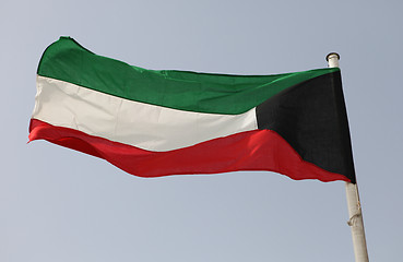 Image showing Kuwaiti flag