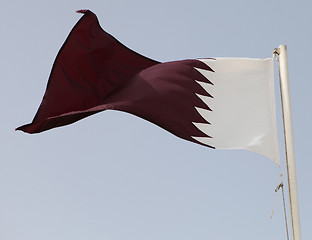 Image showing Qatari flag