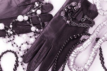 Image showing vintage fashion accessories