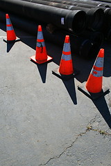 Image showing Road Cones