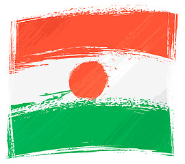 Image showing Grunge Niger flag