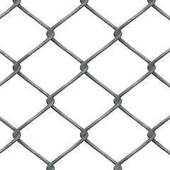 Image showing chain link fence