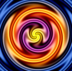 Image showing Colorful Twirl