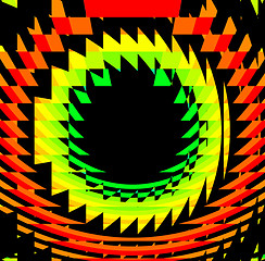 Image showing Rainbow Circular Vortex