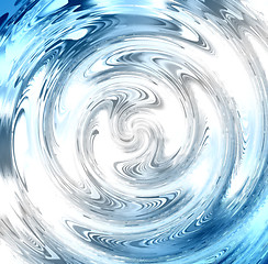 Image showing Abstract Underwater Light Twirl