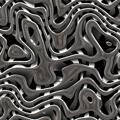 Image showing chrome swirls