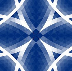 Image showing Blue Tribal Pattern
