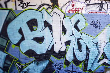 Image showing Spraypainted Graffiti