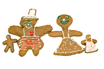 Image showing Gingerbread Family