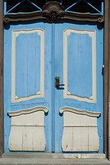 Image showing Wooden door