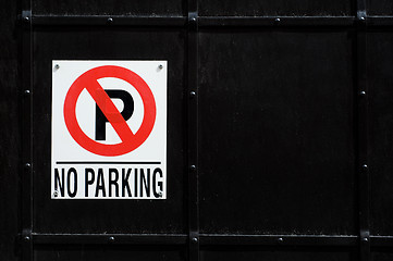 Image showing No Parking sign