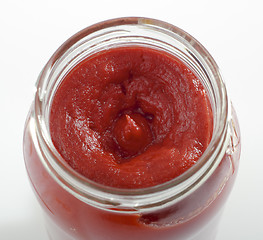 Image showing Jar with tomato paste
