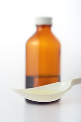 Image showing Plastic spoon with drug