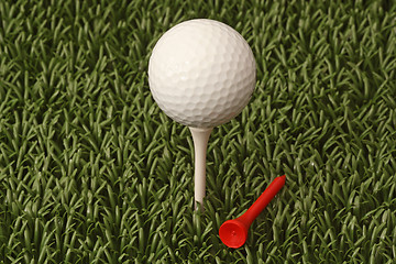 Image showing Golf ball