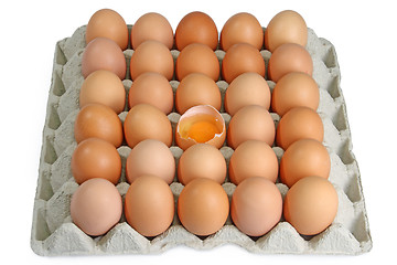 Image showing Fresh eggs