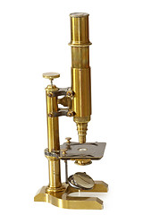 Image showing Vintage microscope