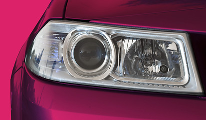 Image showing Car headlight