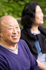 Image showing Happy elderly couple