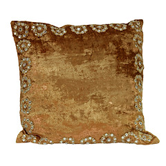 Image showing Pillow brown