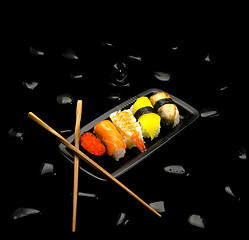 Image showing assorted sushi plate