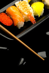 Image showing sushi plate