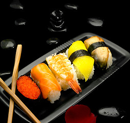 Image showing assorted sushi plate