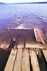 Image showing old pier