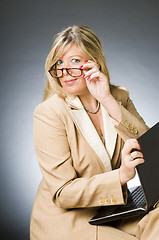 Image showing cute forty year old woman senior business executive