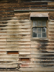 Image showing old window and wall