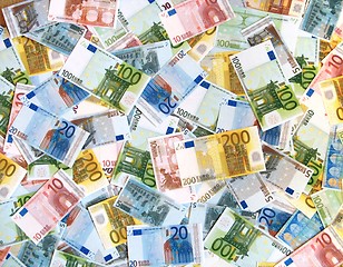 Image showing EURO background