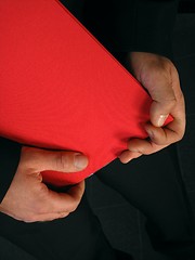 Image showing Diploma and hands