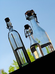 Image showing Bottles of water