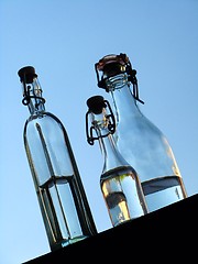 Image showing Bottles of water