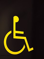 Image showing wheel chair access sign