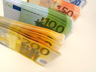 Image showing Money EURO - notes