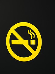 Image showing No smoking sign
