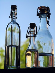 Image showing Bottles of water