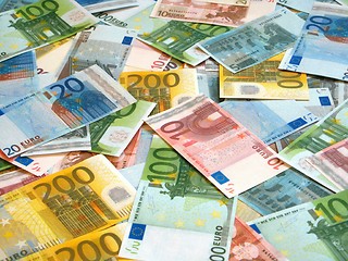 Image showing EURO background