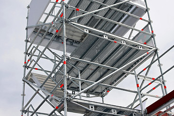 Image showing Aluminum scaffolding