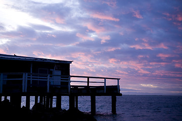 Image showing Beach Sunset