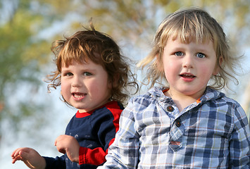 Image showing Happy boys