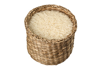 Image showing Basket of rice