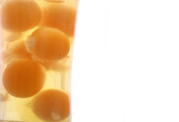 Image showing glass of eggs