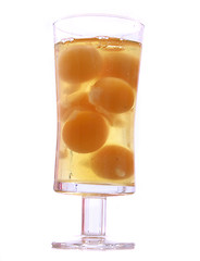 Image showing glass of eggs