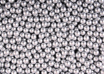 Image showing silver balls