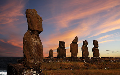 Image showing Easter island