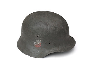 Image showing German battle helmet (model M40).