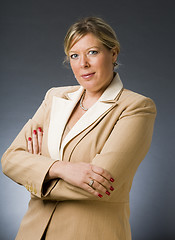 Image showing cute forty year old woman senior business executive